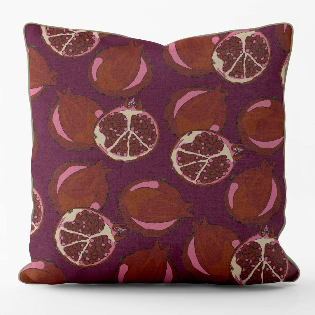 Pomegranate -Their Nibs Cushion - Handmade Cushions UK - WeLoveCushions