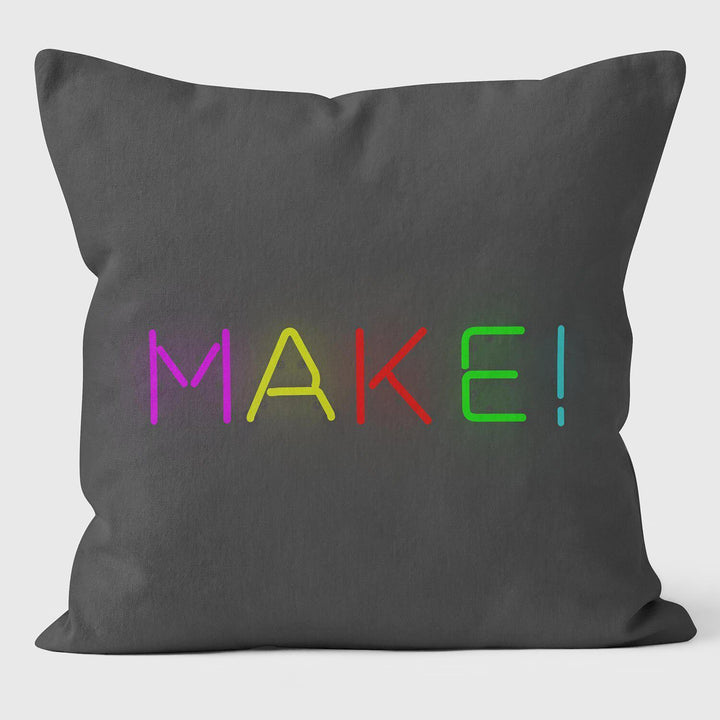 Pop Aganda Neon - MAKE! - Cushions - Handmade Cushions UK - WeLoveCushions