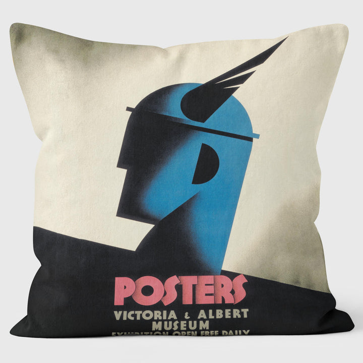 Posters V&A - London Transport Cushion - Handmade Cushions UK - WeLoveCushions