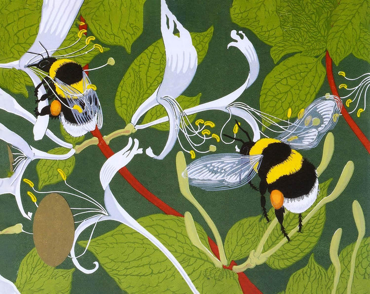 Bumble Bees - Robert Gillmor - Glamping Camping Stool