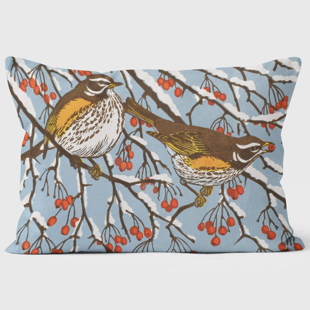 Redwings II - Robert Gillmor Cushion - Handmade Cushions UK - WeLoveCushions