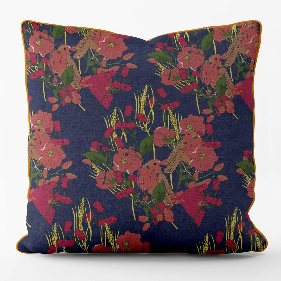 Robin Nest -Their Nibs Cushion - Handmade Cushions UK - WeLoveCushions