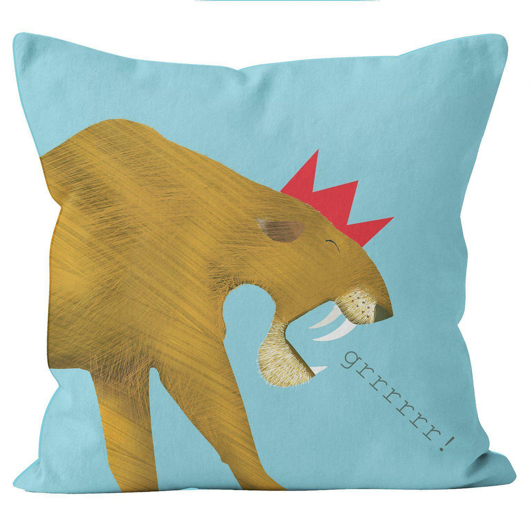 Sabre Tooth - Kali Stileman Cushion - Handmade Cushions UK - WeLoveCushions