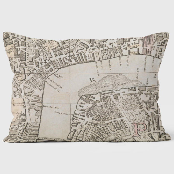 Sanbank Lambeth - British Library Cushions - Handmade Cushions UK - WeLoveCushions