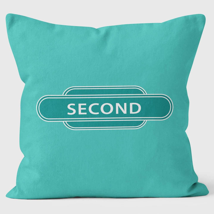 Second Class Travel - Art Print Cushion - Handmade Cushions UK - WeLoveCushions