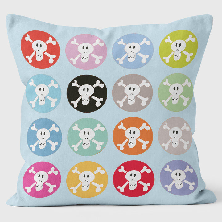 Skulls - Kali Stileman Cushion - Handmade Cushions UK - WeLoveCushions