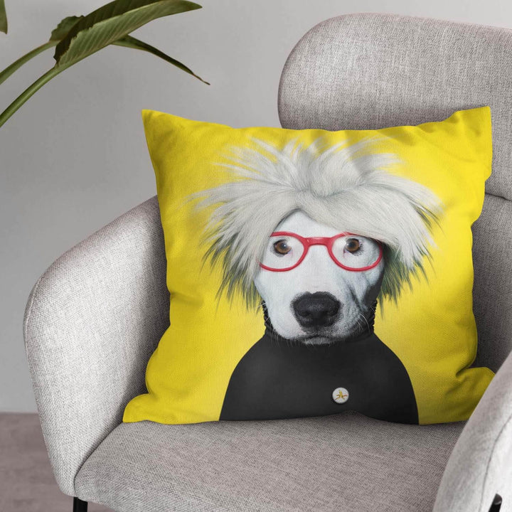 Soup Yellow - Pets Rock Cushion