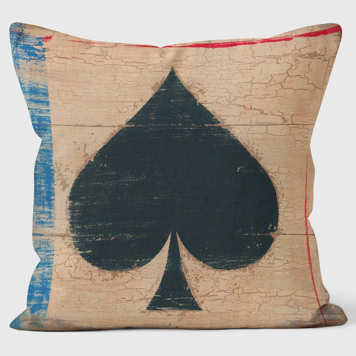 Spades Playing Cards - Martin Wiscombe Cushion - Handmade Cushions UK - WeLoveCushions