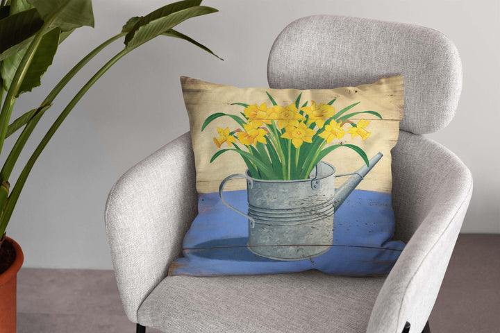 Springtime Daffodils - Martin Wiscombe Cushion