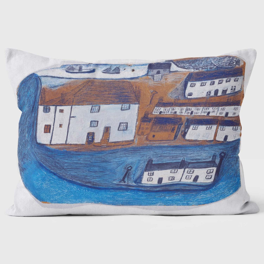 St.Ives - Alfred Wallis - TATE Gallery Cushion - Handmade Cushions UK - WeLoveCushions