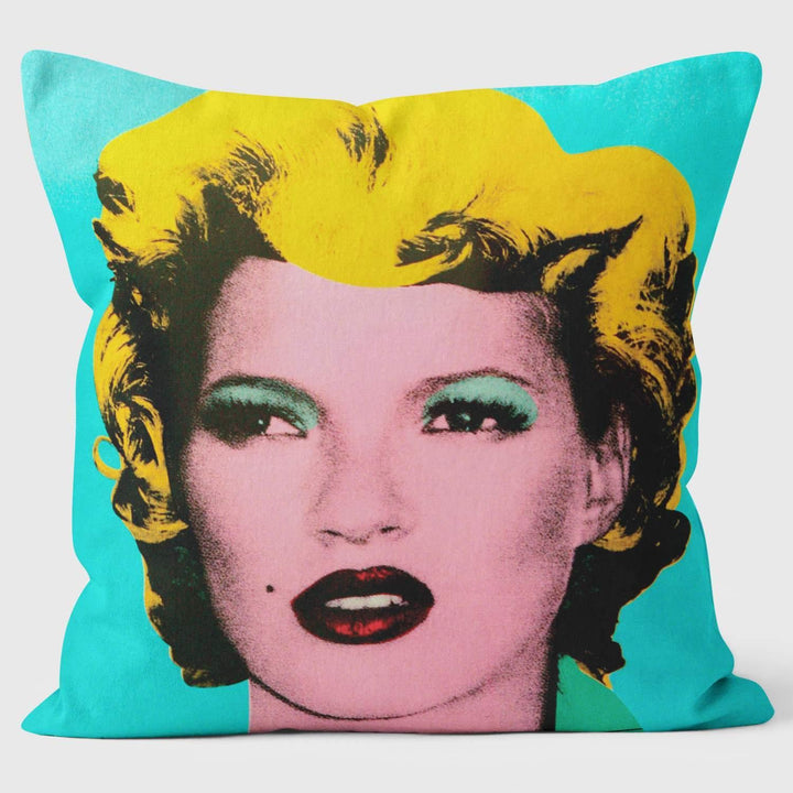 Super Model - Banksy Inspired - Graffiti Art Cushion - Handmade Cushions UK - WeLoveCushions