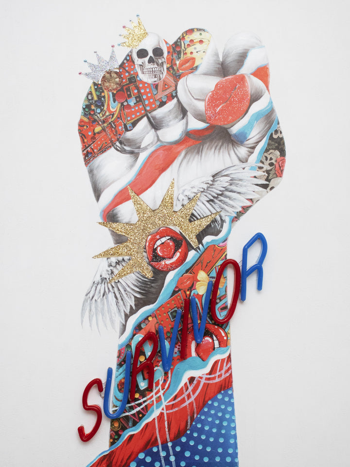 Survivor Wall Artwork   LED Neon product image shown in a home or gift setting