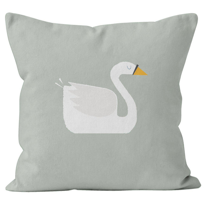 Swan - Kali Stileman Cushion - Handmade Cushions UK - WeLoveCushions