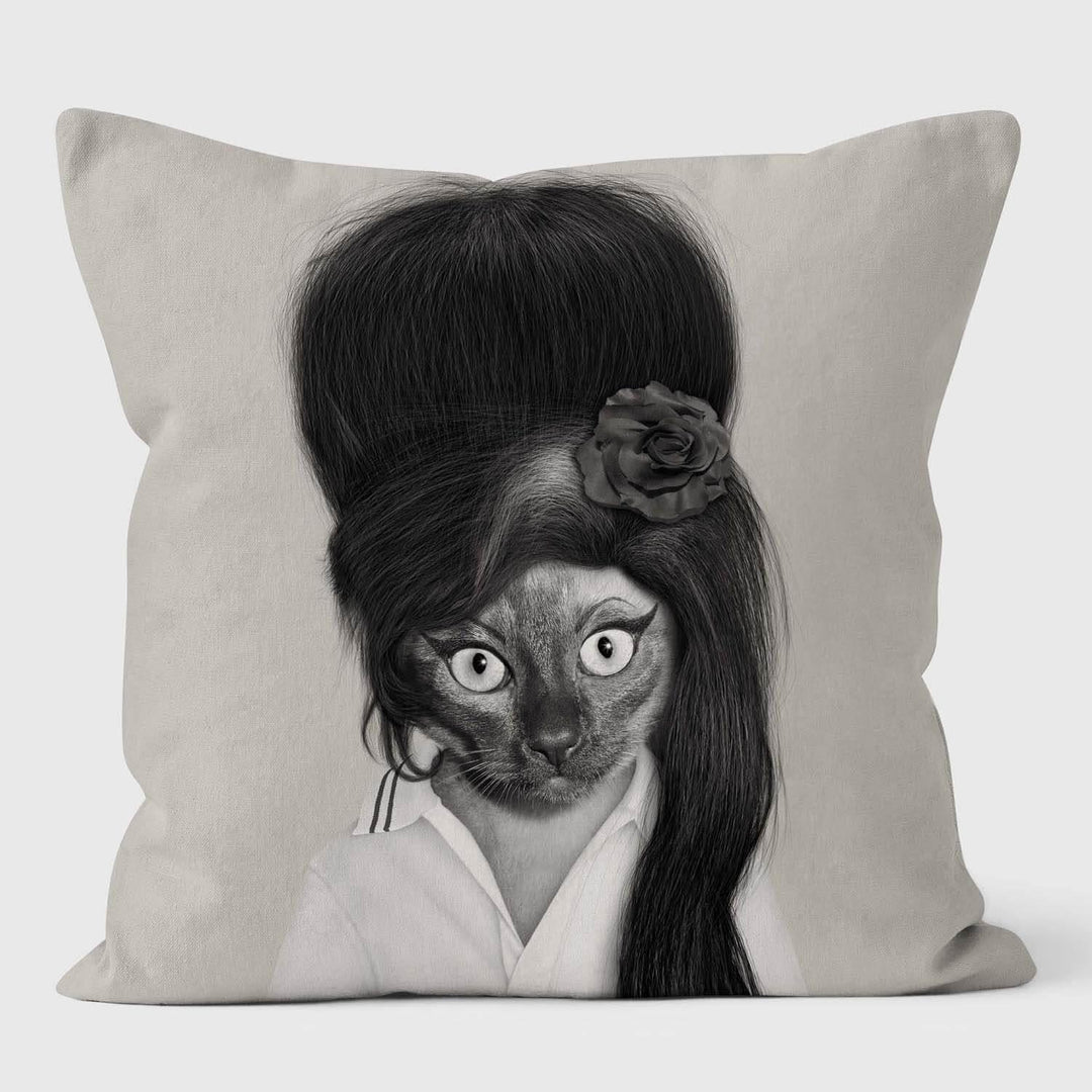 Tattoo Mono - Pets Rock Cushion - Handmade Cushions UK - WeLoveCushions