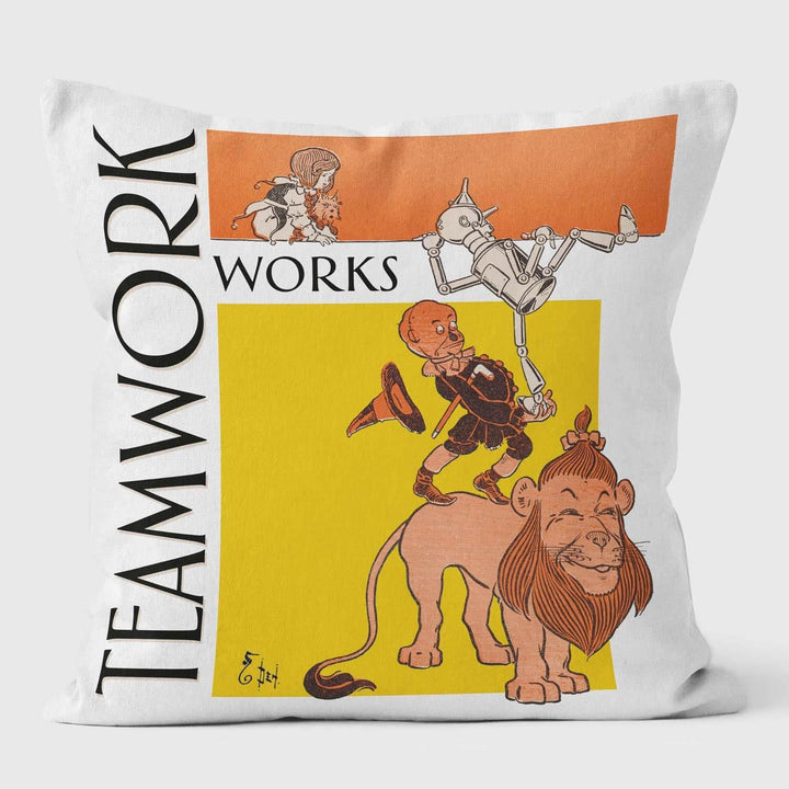 Teamwork Group - The Wizard of Oz Cushion - Handmade Cushions UK - WeLoveCushions