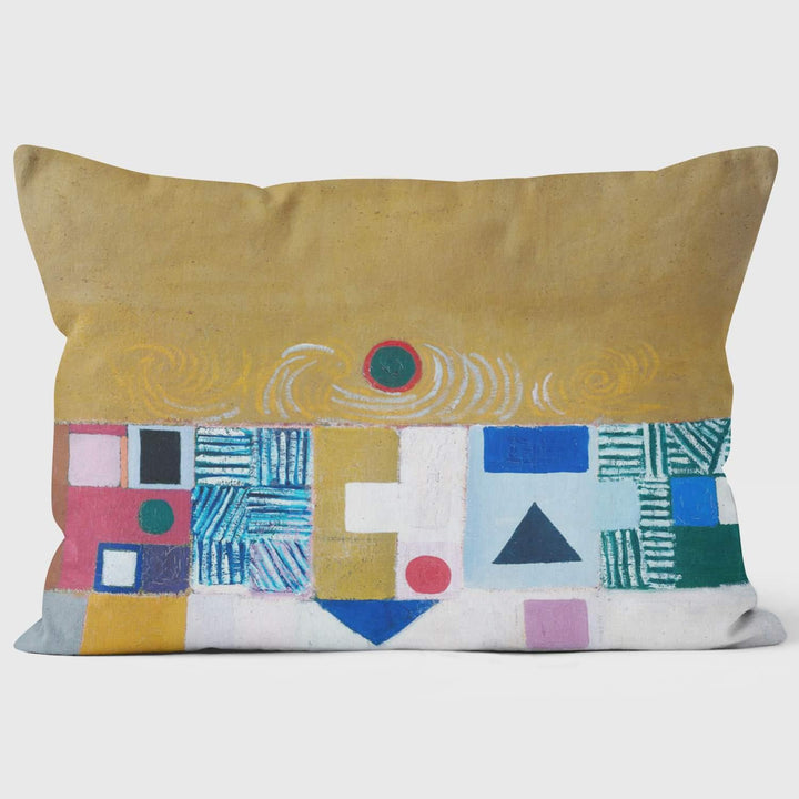 The Eclipse -TATE - Victor Pasmore Cushion - Handmade Cushions UK - WeLoveCushions