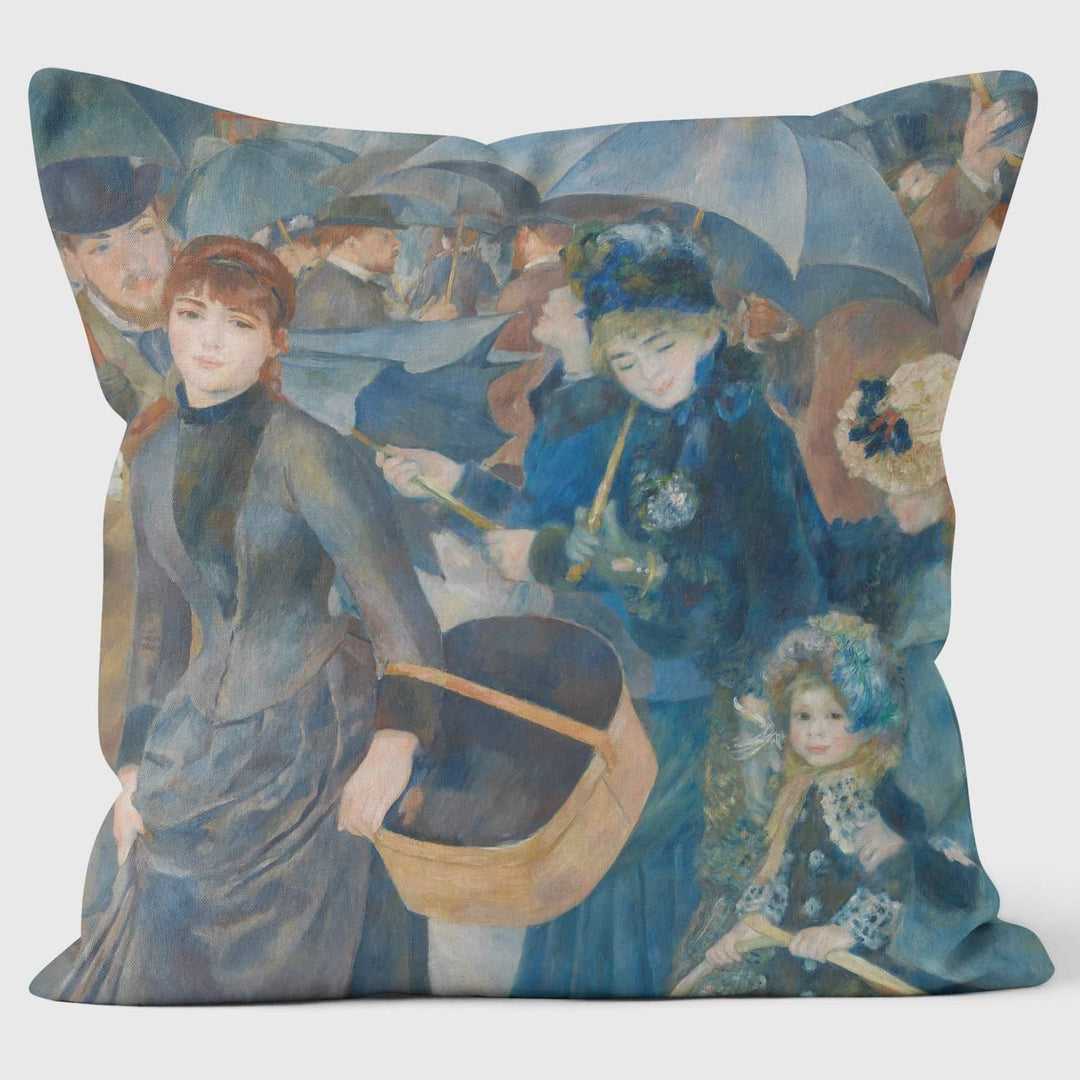 The Umbrellas - Pierre-Auguste Renoir - National Gallery Cushion - Handmade Cushions UK - WeLoveCushions