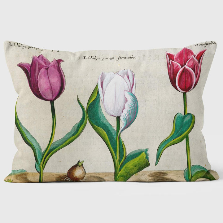 Three Tulip - Special Occasions Cushion - Handmade Cushions UK - WeLoveCushions