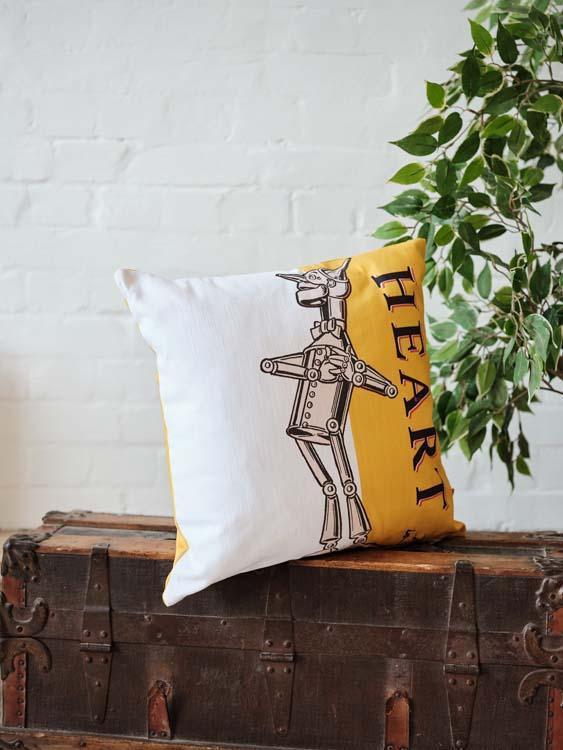 Tinman Heart - The Wizard of Oz Cushion - Handmade Cushions UK - WeLoveCushions