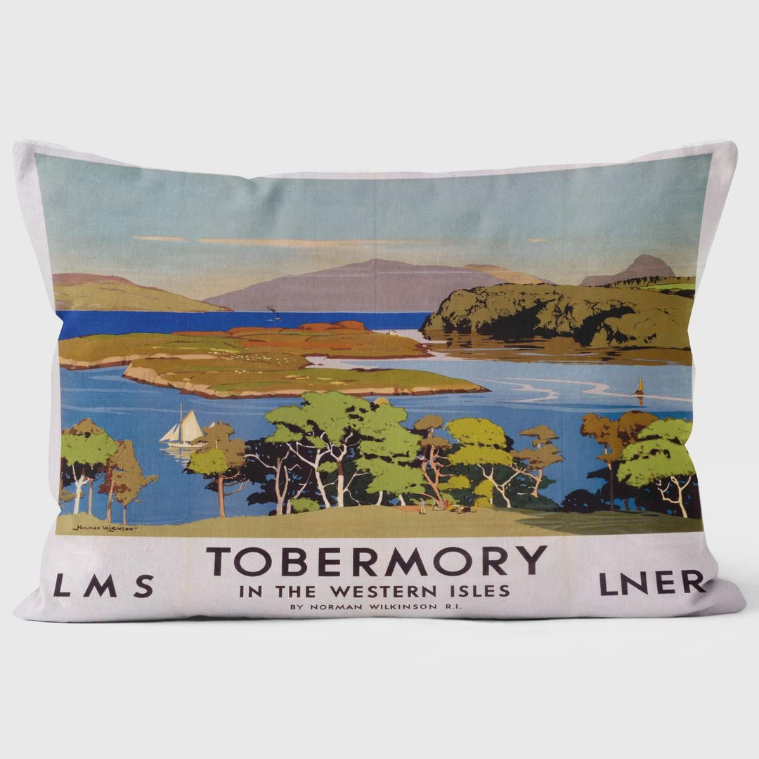 Tobermory - National Railway Museum Cushion - Handmade Cushions UK - WeLoveCushions