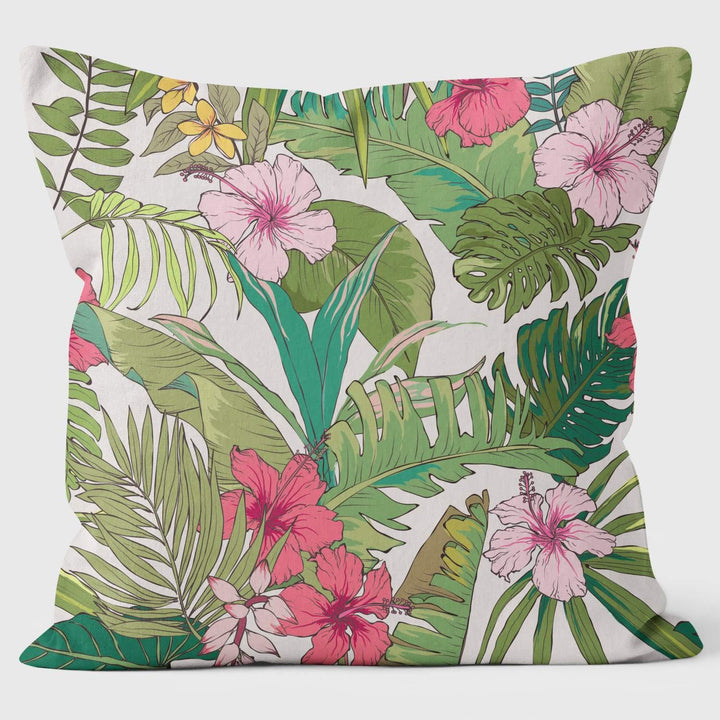 Tropical Flower II - Art Print Cushion - Handmade Cushions UK - WeLoveCushions