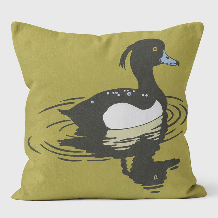 Tufted Duck - Robert Gillmor Cushion - Handmade Cushions UK - WeLoveCushions