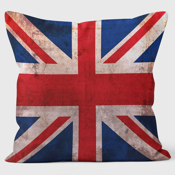 Union Flag Antique - Art Print Cushion - Handmade Cushions UK - WeLoveCushions