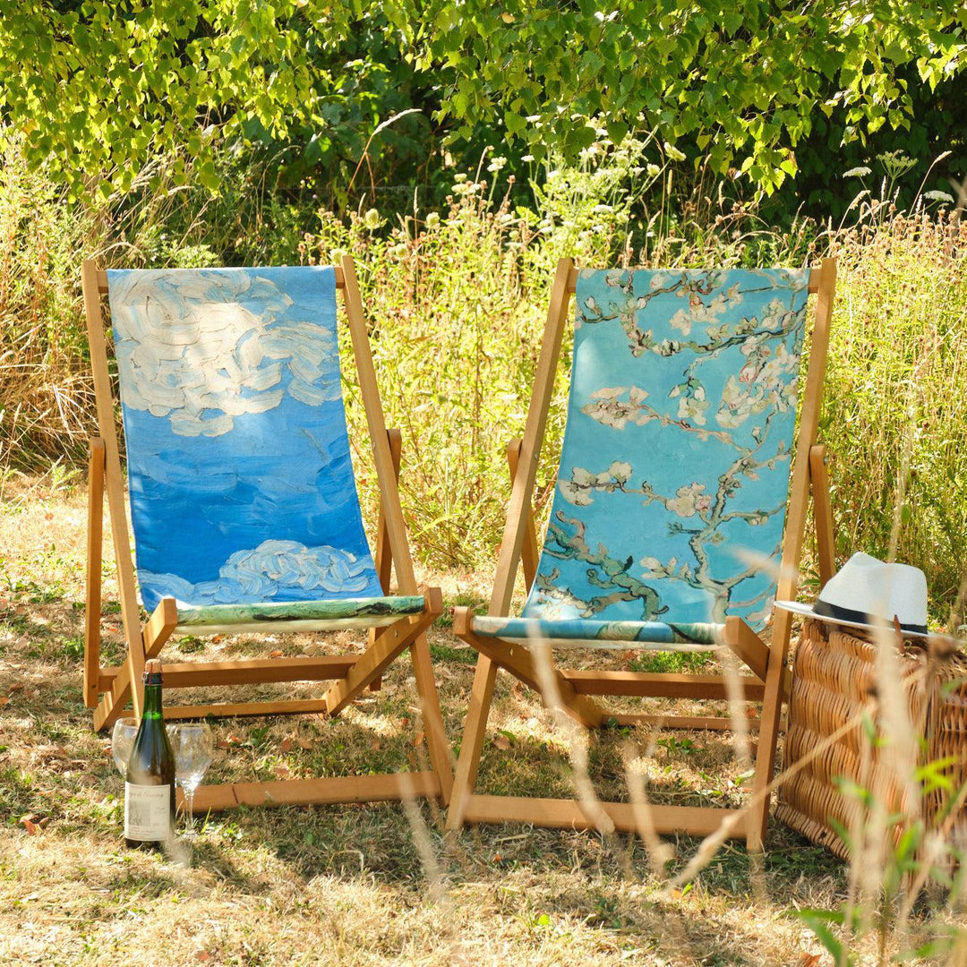 Wheatfield under Thunderclouds - Van Gogh Museum Deckchair