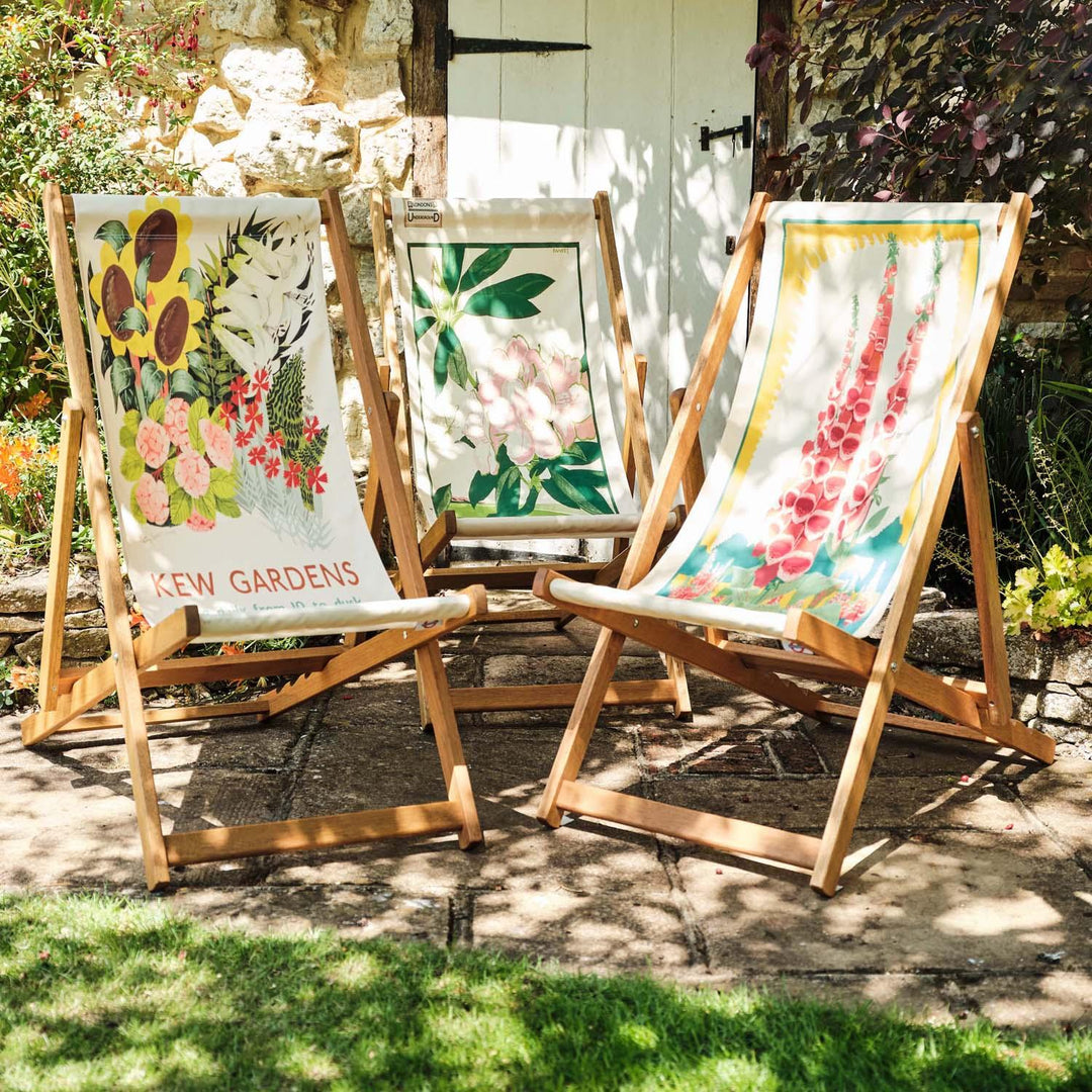 London Transport Kew Foxgloves  ‰ÛÒ LT Underground Deckchair