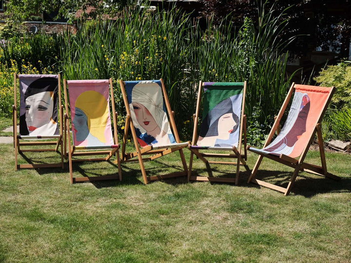 Headscarf - Art Deco Fashion Deckchair