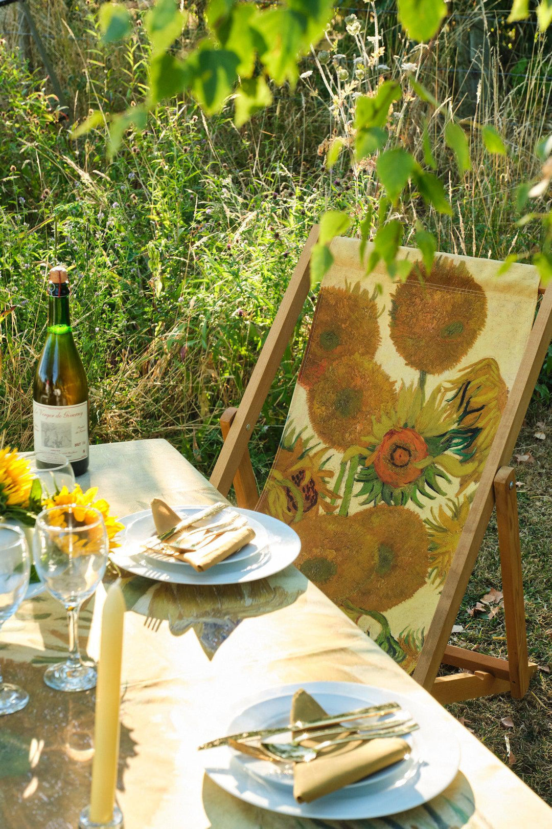 Sunflowers - van Gogh - National Gallery National Gallery Deckchair