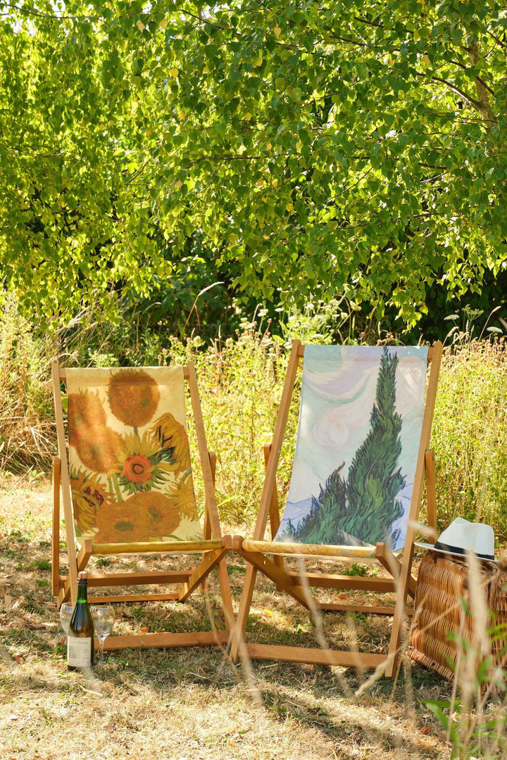 Sunflowers - van Gogh - National Gallery National Gallery Deckchair