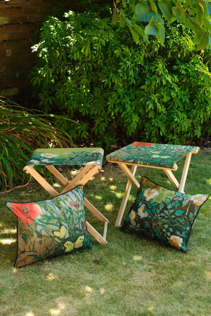 Wild Roses - Van Gogh Museum Outdoor Cushion