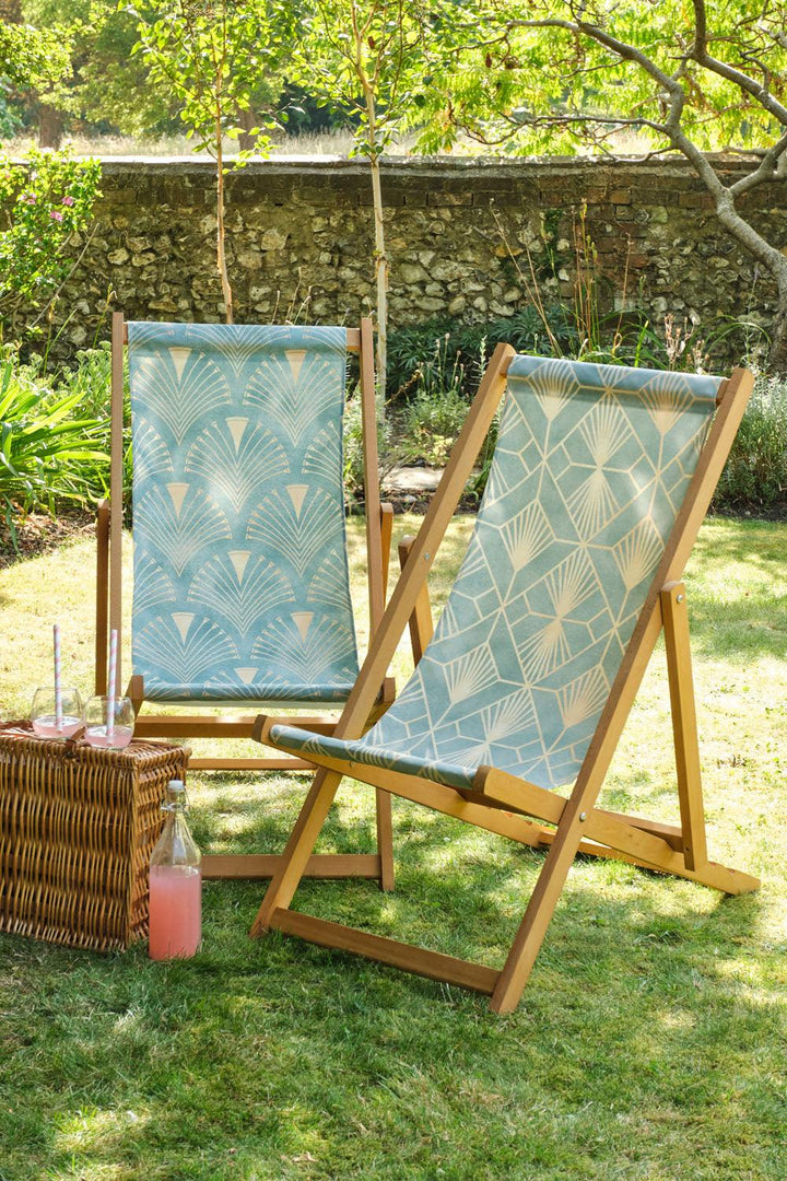 Shell Aqua III - Art Deco Deckchair