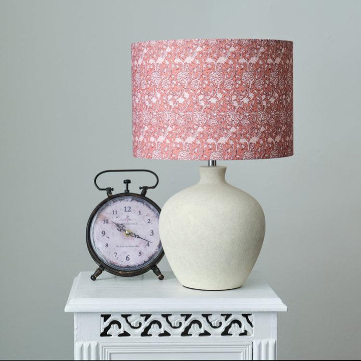 Tulip Dark Peach - William Morris Lampshade