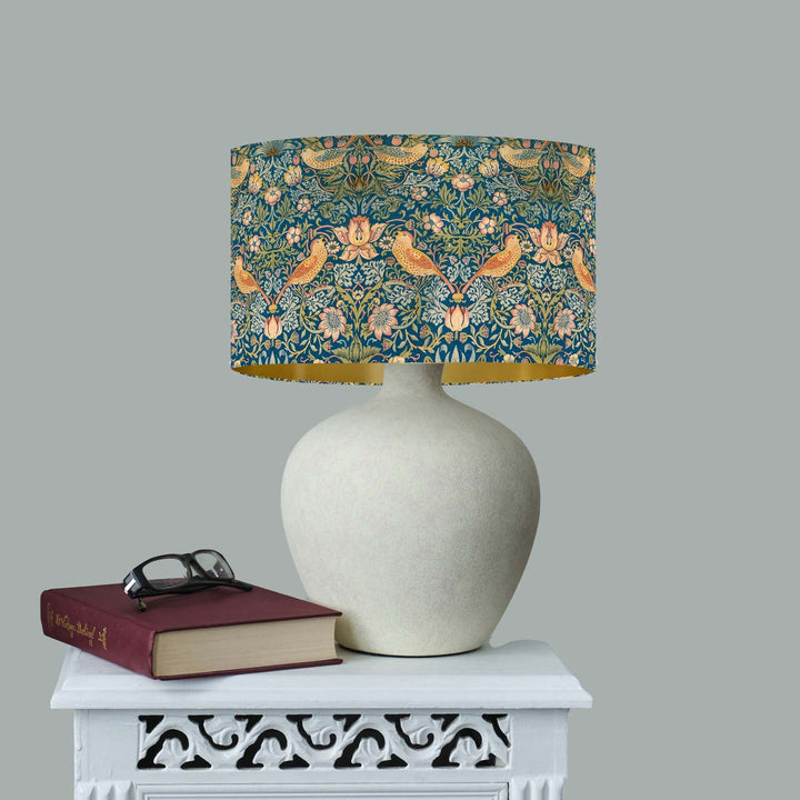 Strawberry Thief Gold - William Morris Gallery Lampshade