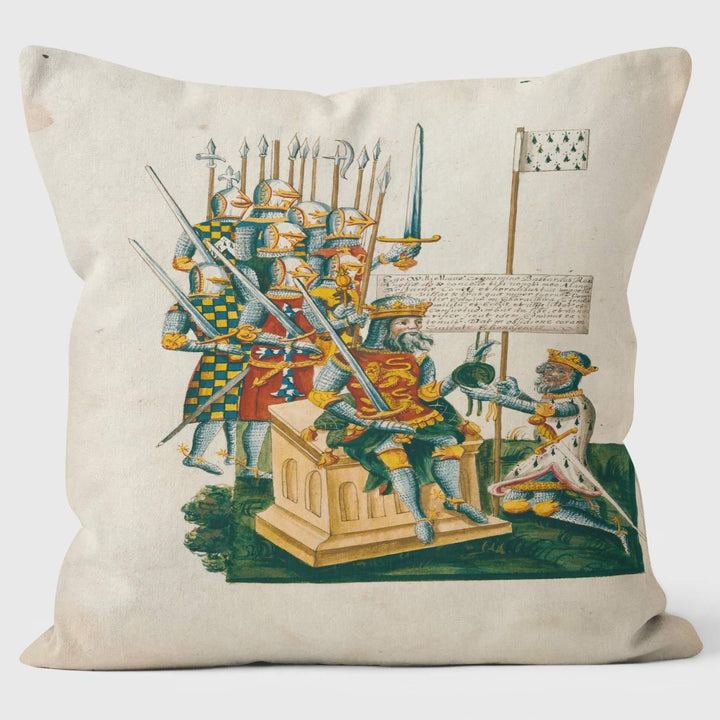 William Britt - British Library Cushion - Handmade Cushions UK - WeLoveCushions