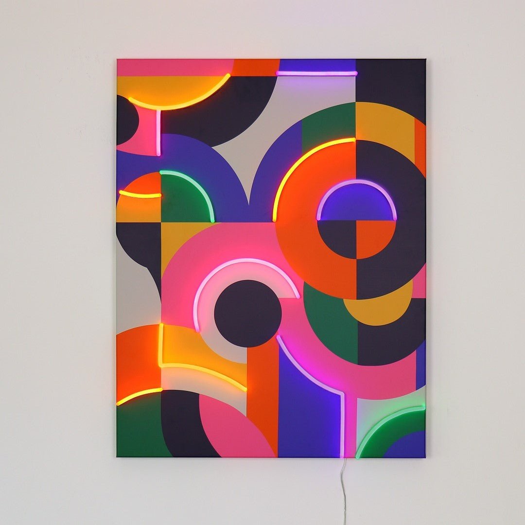 Abstract   Wall Painting (LED Neon) product image shown in a home or gift setting