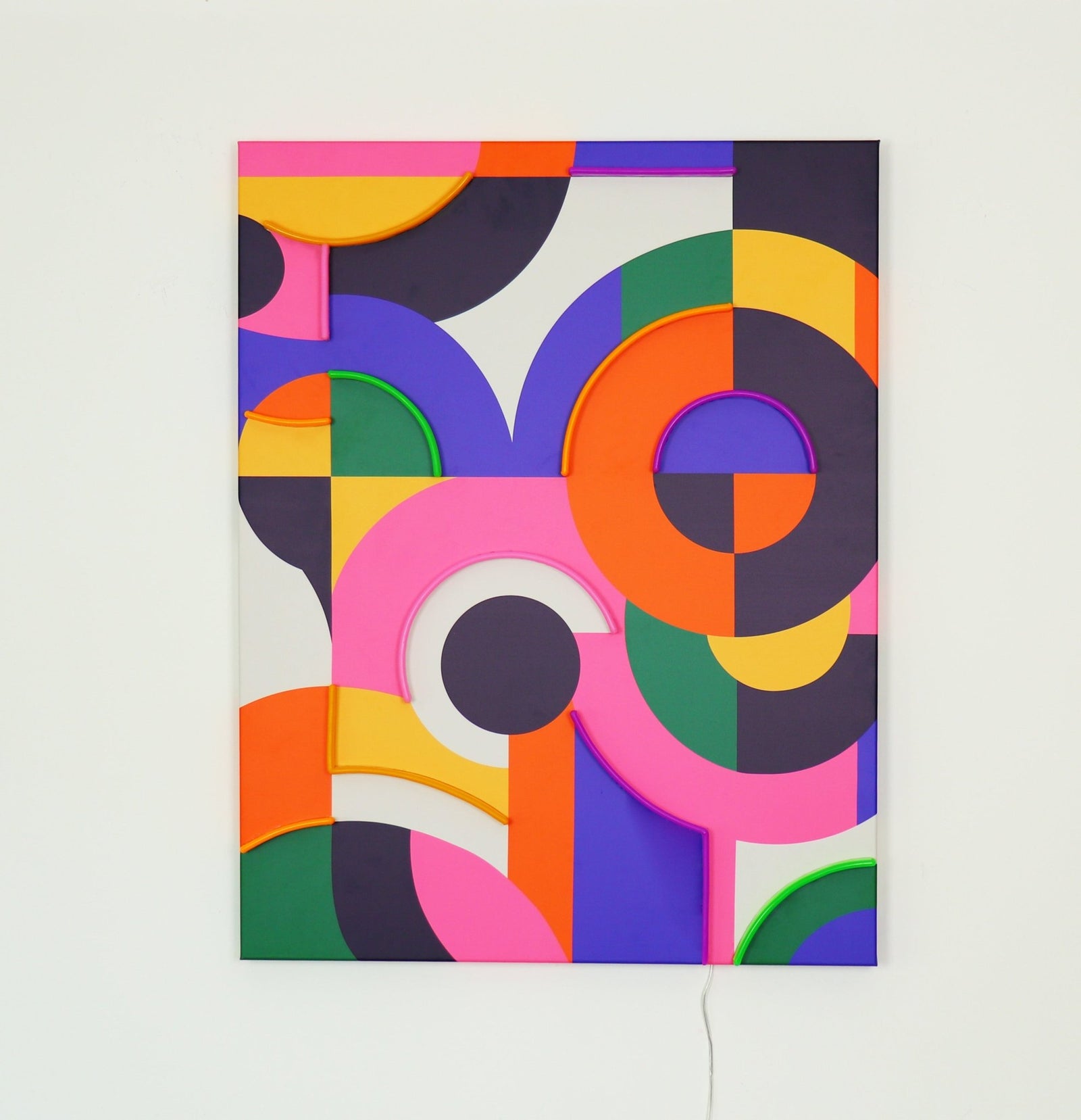 Abstract   Wall Painting (LED Neon) product image shown in a home or gift setting