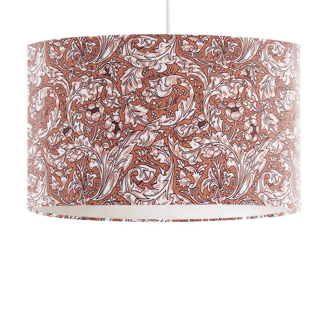 Bachelor's Buttons Dark Peach - William Morris Gallery Lampshade