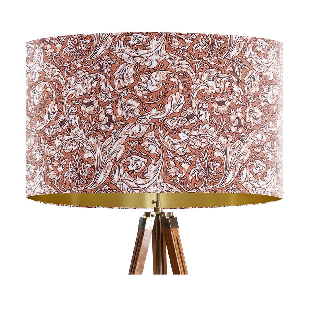 Bachelor's Buttons Dark Peach - William Morris Gallery Lampshade