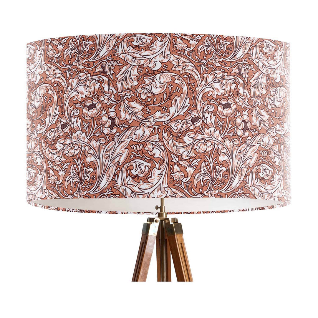Bachelor's Buttons Dark Peach - William Morris Gallery Lampshade