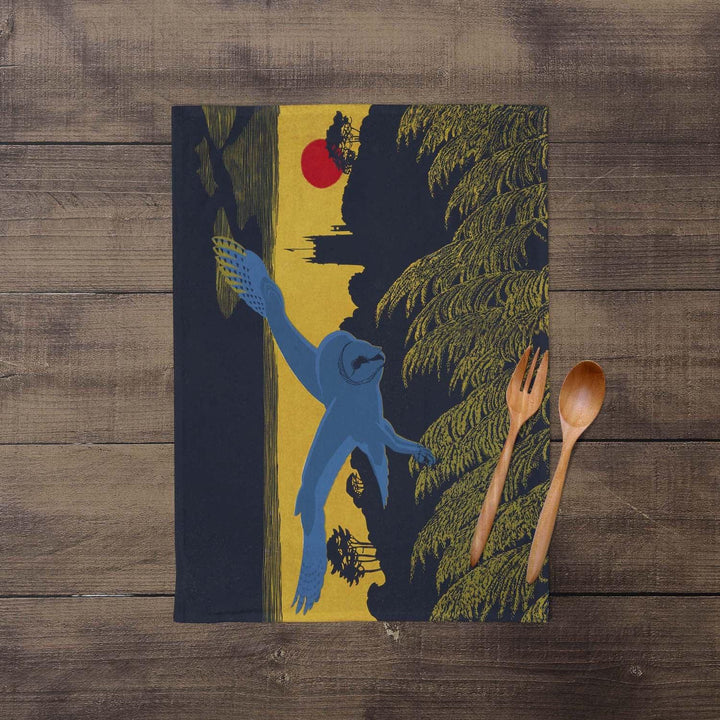 Blakney Barn Owl - Robert Gillmor Tea Towel