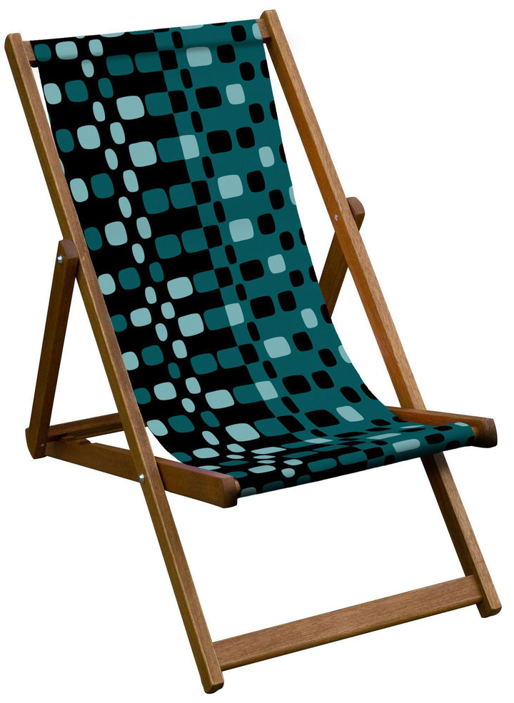 Half Checks - Abstract Deckchair