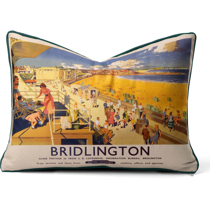 Bridlington BR poster, 1950s - National Railway Museum Cushion