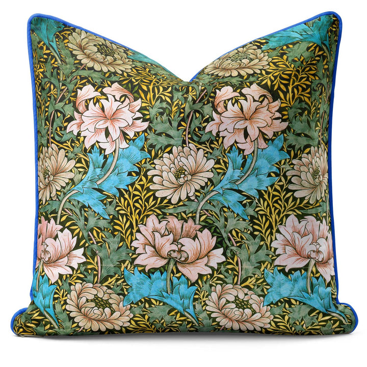Chrysanthemum - William Morris Outdoor Cushion