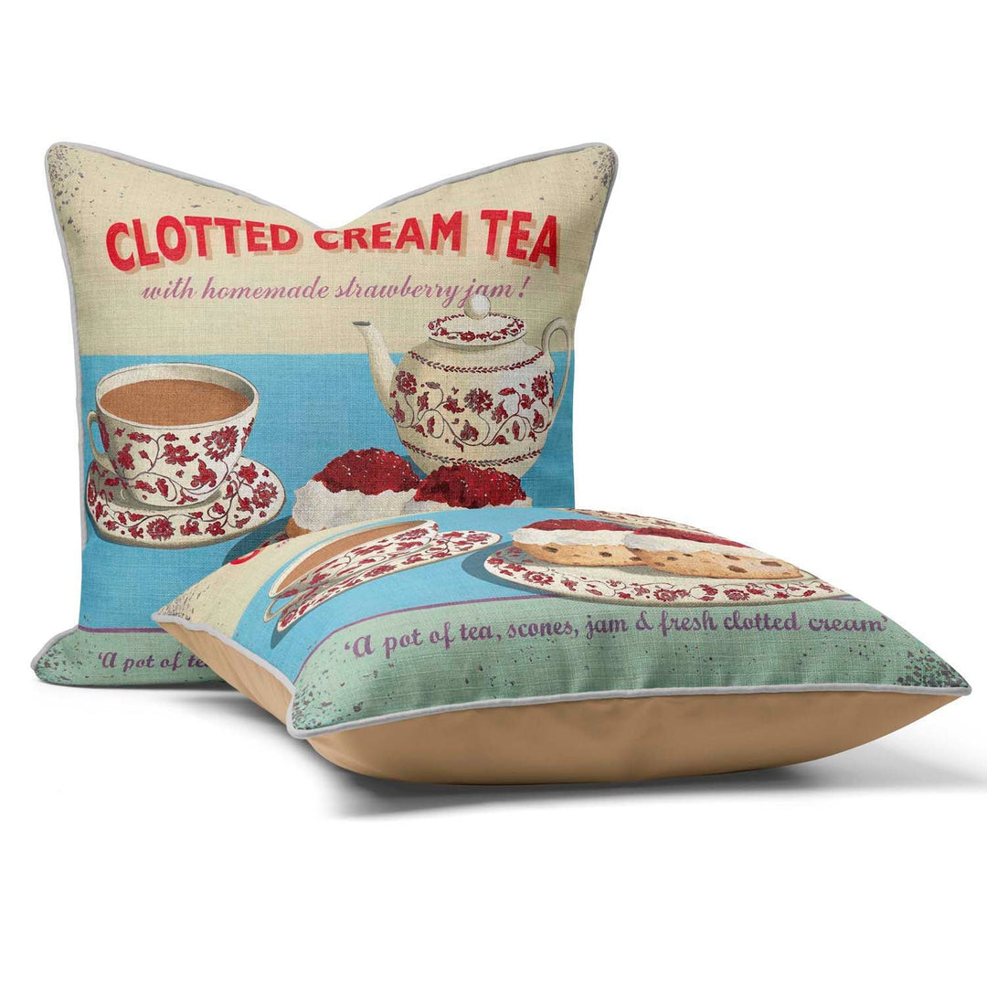 Clotted Cream Tea - Martin Wiscombe Cushion