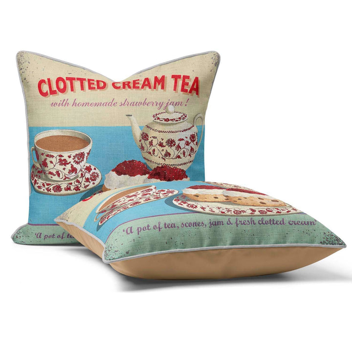 Clotted Cream Tea - Martin Wiscombe Cushion