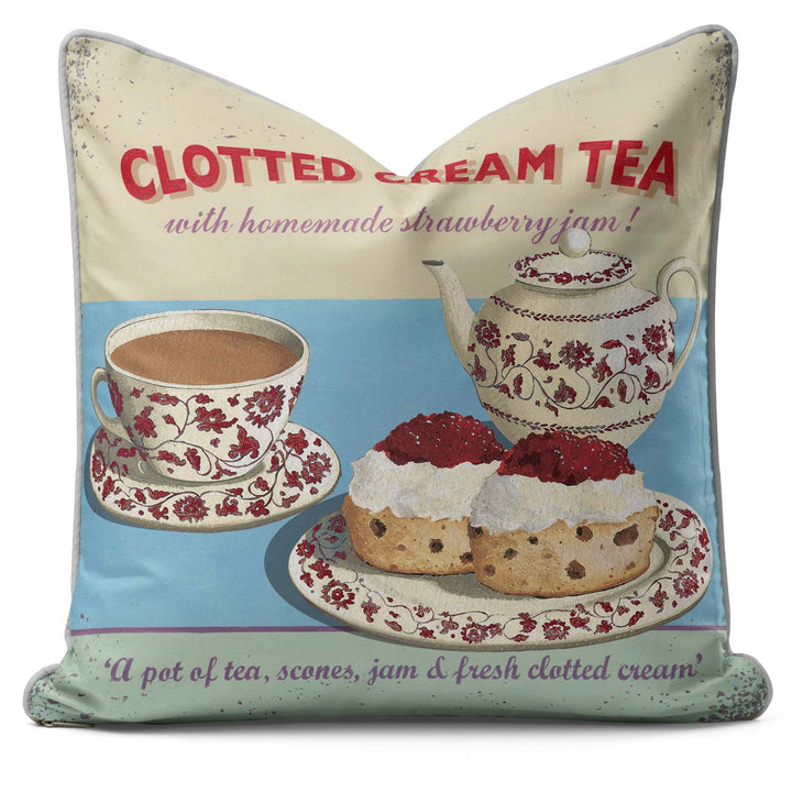 Clotted Cream Tea - Martin Wiscombe Cushion