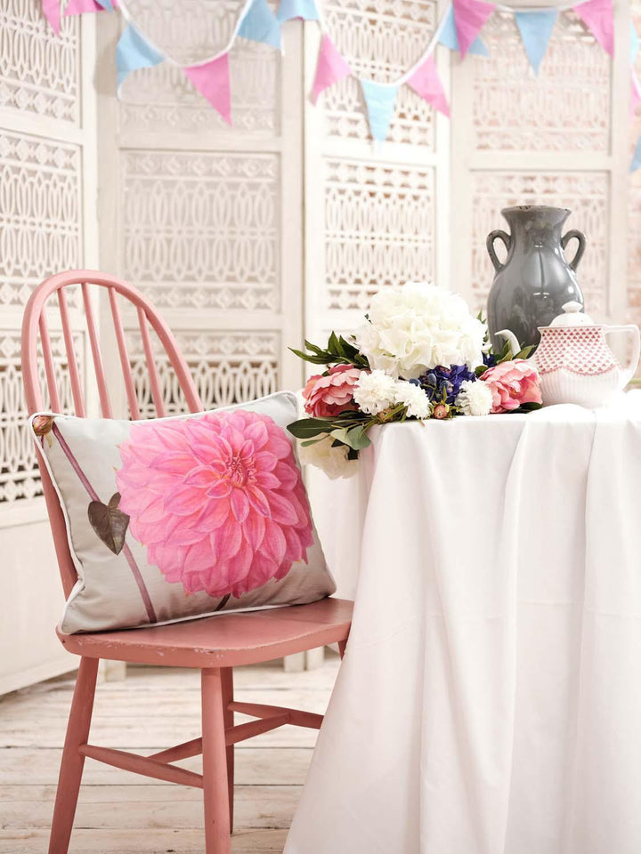 Dahlia Jersey Beauty - Alfred Wise Cushion - Handmade Cushions UK - WeLoveCushions